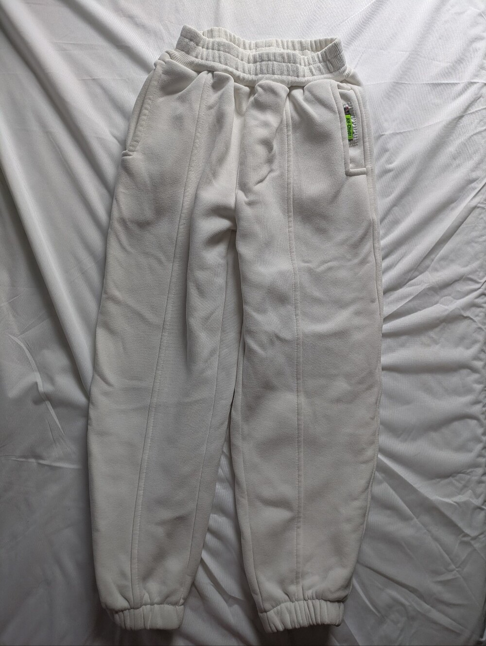 Unbranded Boys Cream Jogger Pants